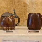 Il boccale avuto in prestito dal British Museum: � quello disegnato da Paul Wynand, artista facente parte dello jugenstil, lo stile liberty tedesco